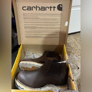 Carhartt Wedge 5" Chelsea Pull-On Boot Soft Toe Dark Bison Oil Tanned 10.5 D (M)